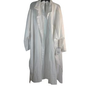 Knix cotton relaxed beach shirt size XXXL white NWT